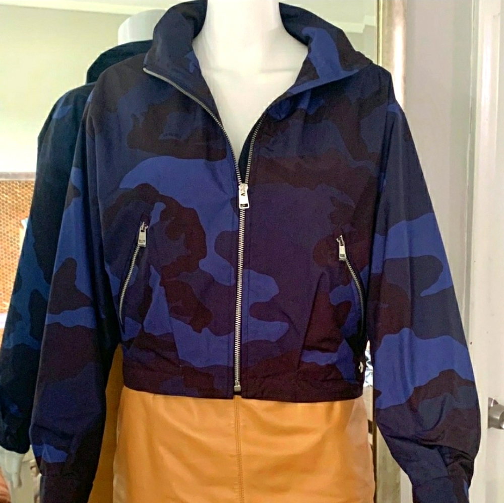 Coach Cropped Rain Coat - Size XS